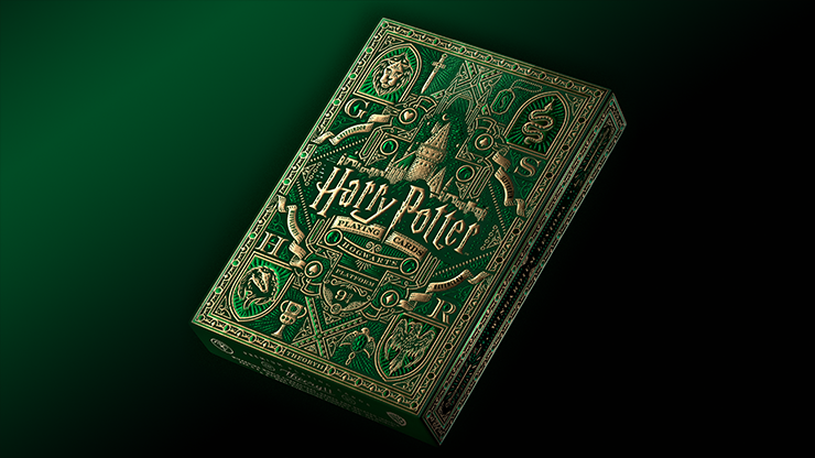 Harry Potter (Green Slytherin) by theory11 : Playing cards, Poker, Magic, Cardistry,singapore