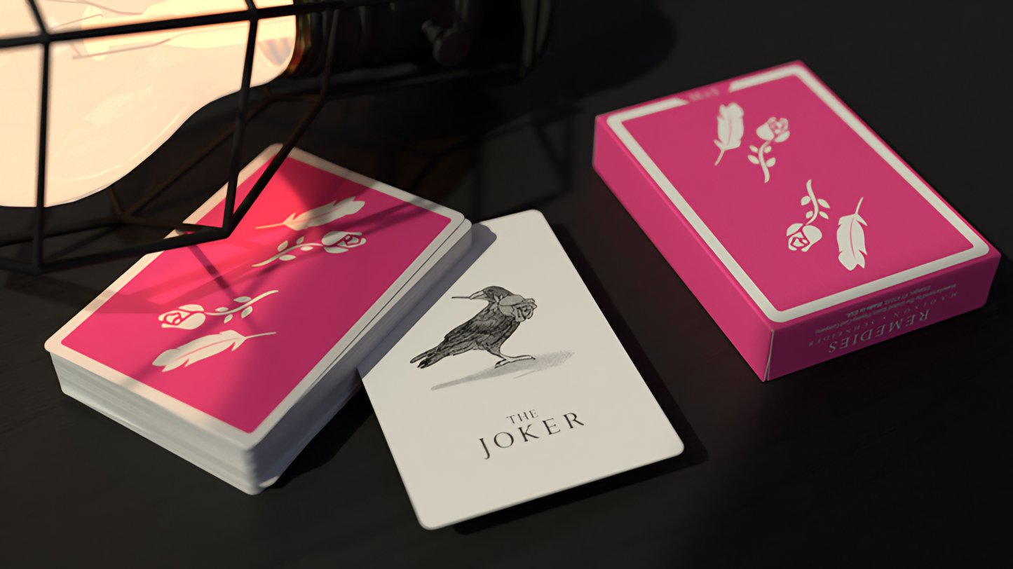 Pink Remedies by Madison x Schneider : Playing Cards, Poker, Magic, Cardistry,singapore