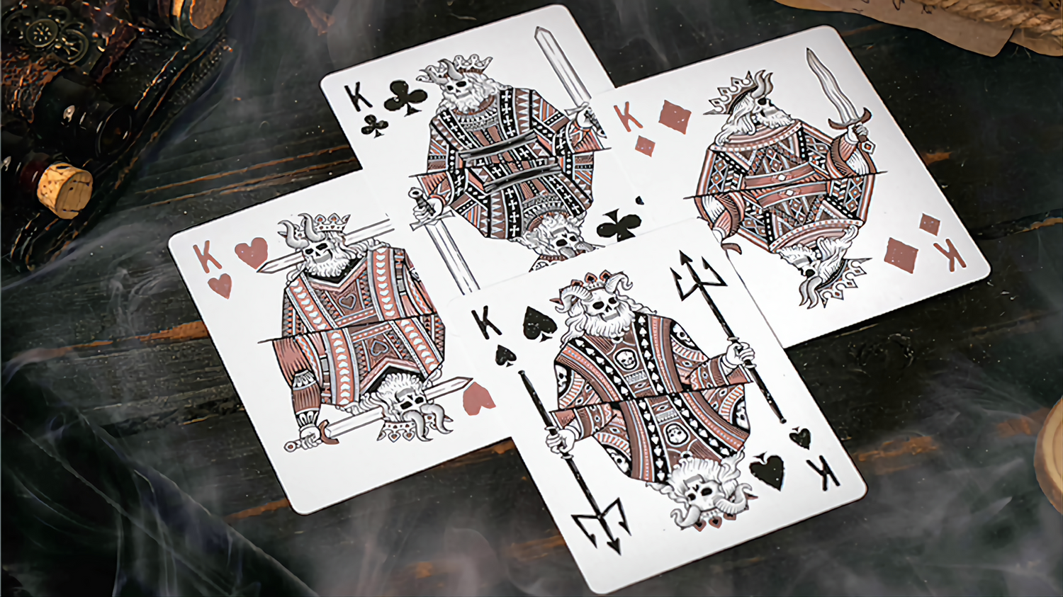 666 v4 (Rose Gold) by Riffle Shuffle : Playing Cards, Poker, Magic, Cardistry,singapore