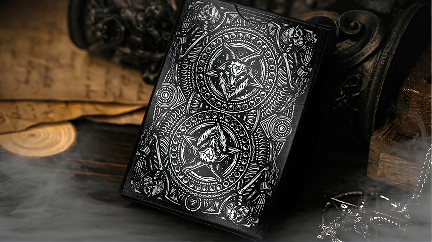 666 v4 (Cyan) by Riffle Shuffle : Playing Cards, Poker, Magic, Cardistry,singapore