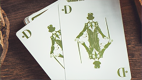 Smoke & Mirror (Green) Deluxe by Dan & Dave : Playing Cards, Poker, Magic, Cardistry,singapore