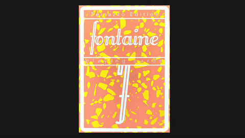 Fontaine Fantasies: Terazzo Playing Cards : Playing Cards, Poker, Magic, Cardistry,singapore