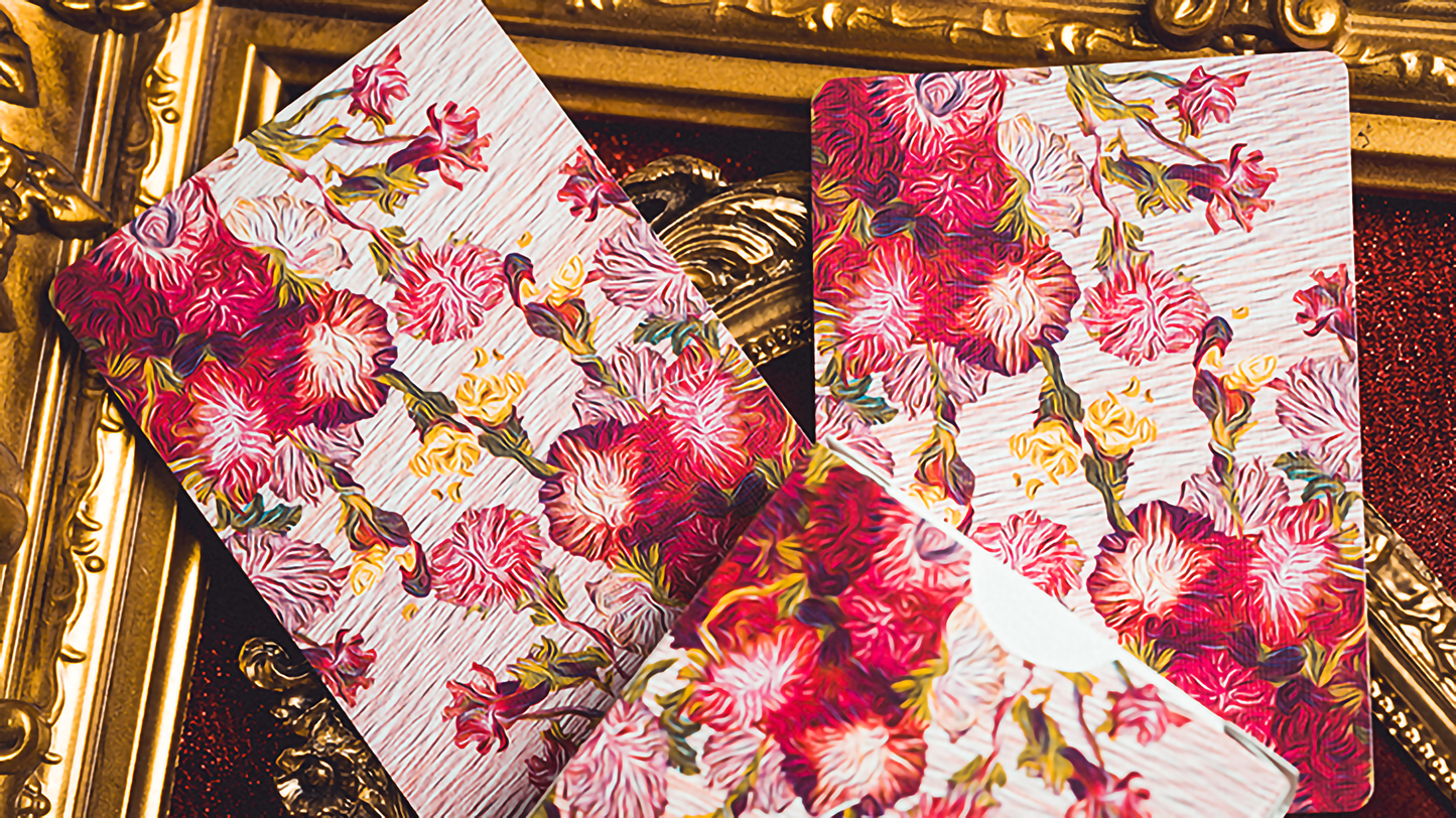 Van Gogh Asters & Phlox (Numbered- Seal) Playing Cards by Jiken & Jathan: Poker, Magic, Cardistry, singapore