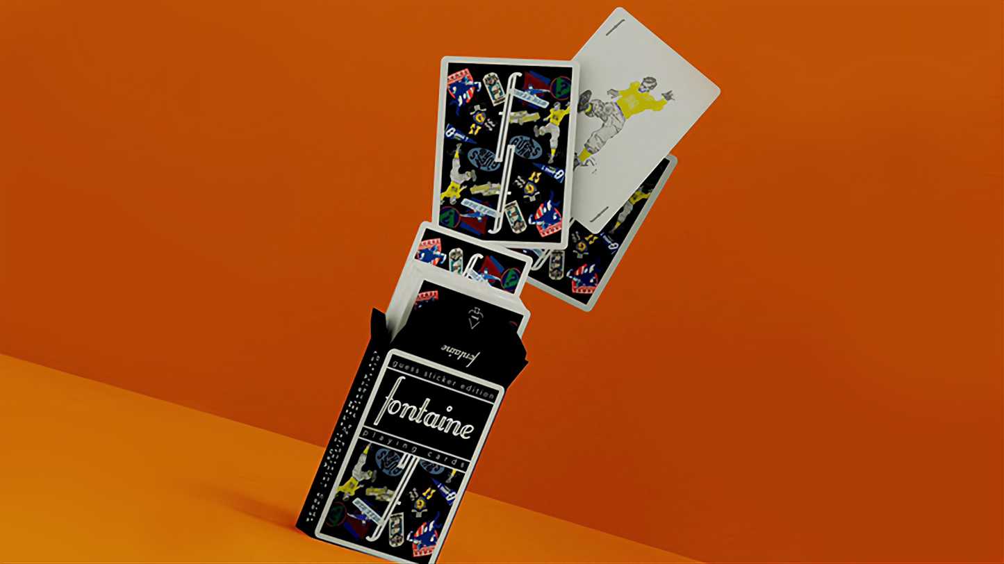 Fontaine x Guess Sticker : Playing Cards, Poker, Magic, Cardistry, Singapore