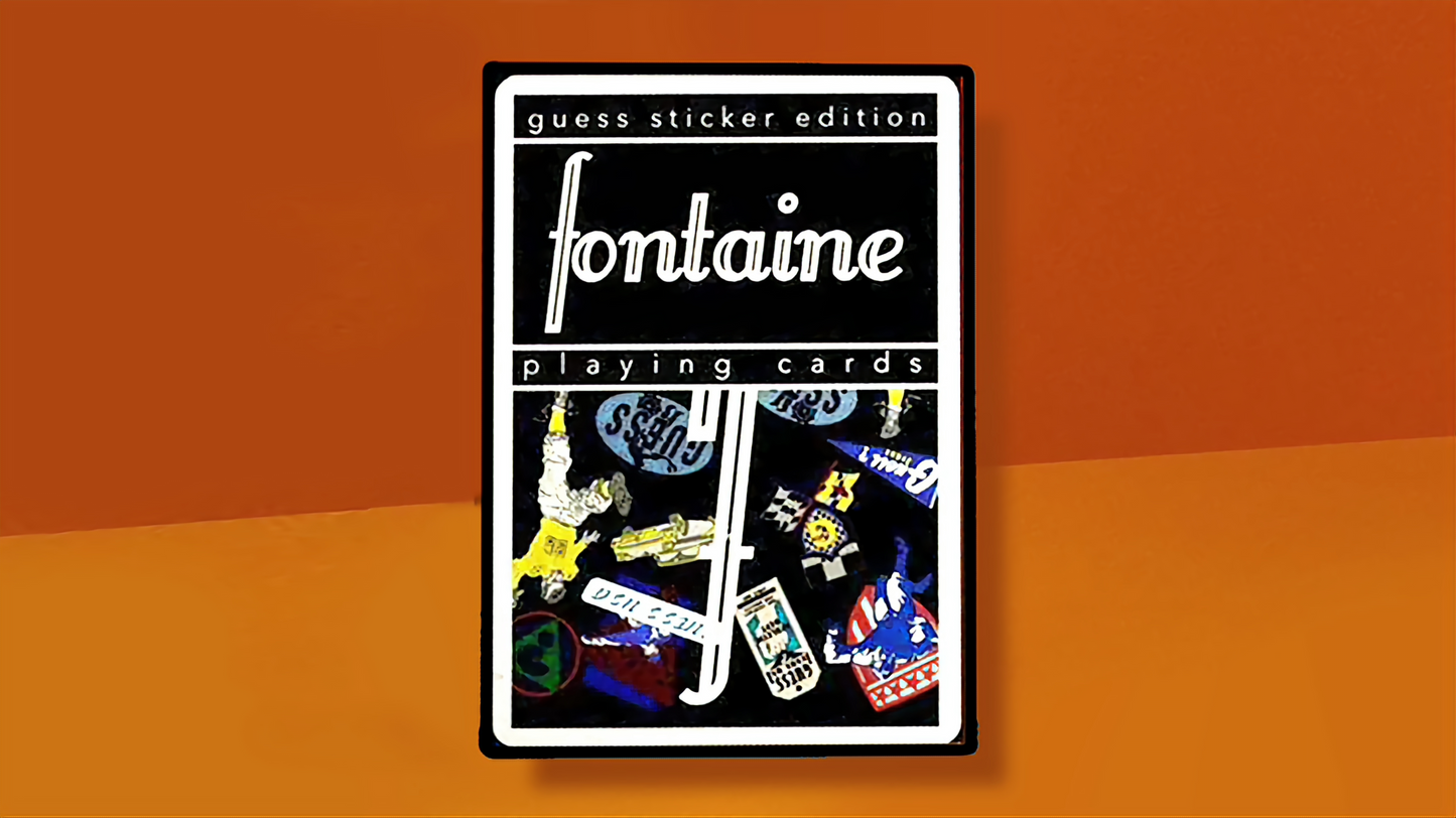 Fontaine x Guess Sticker : Playing Cards, Poker, Magic, Cardistry, Singapore