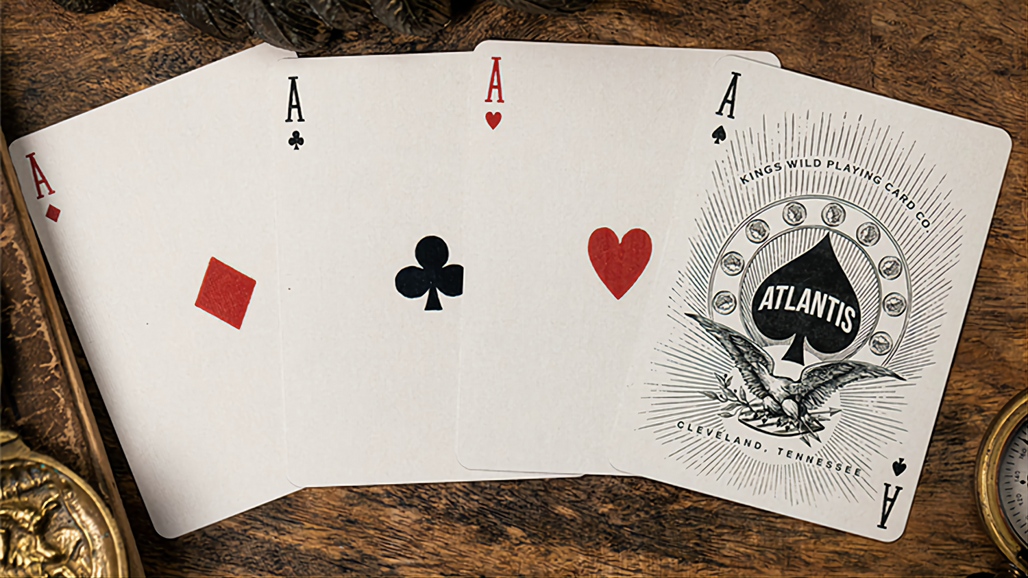 Atlantis by Kings Wild Project : Playing Cards, Poker, Magic, Cardistry,singapore