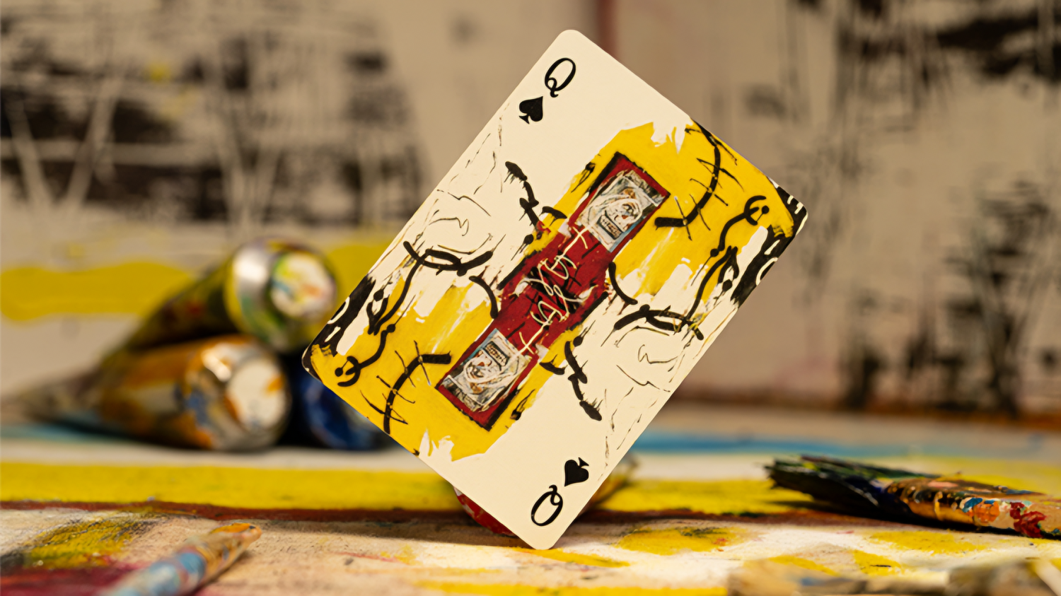 Jean Michel Basquiat by theory11 : Playing cards, Poker, Magic, Cardistry,singapore