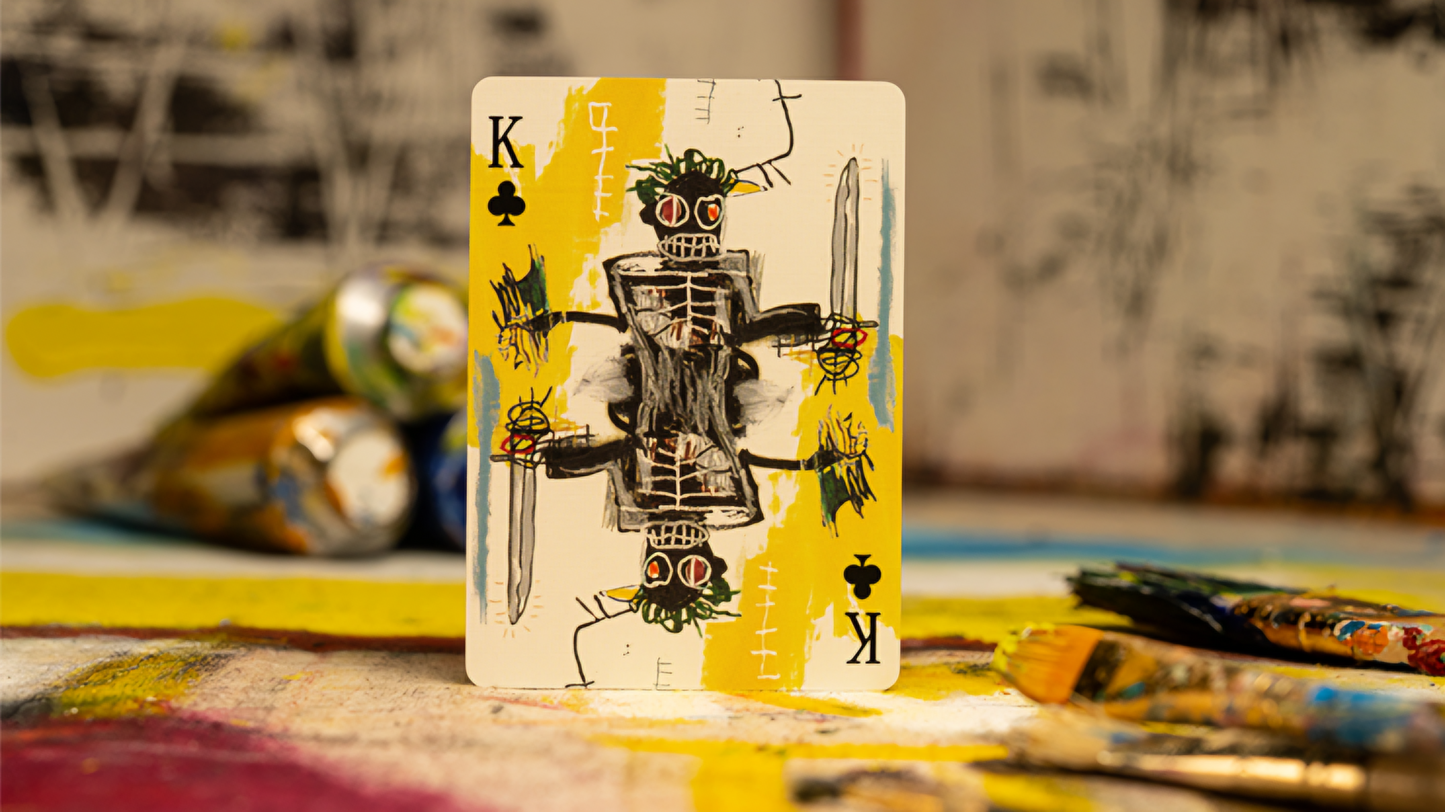 Jean Michel Basquiat by theory11 : Playing cards, Poker, Magic, Cardistry,singapore