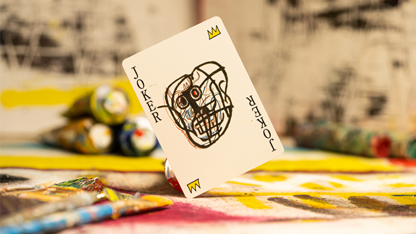 Jean Michel Basquiat by theory11 : Playing cards, Poker, Magic, Cardistry,singapore