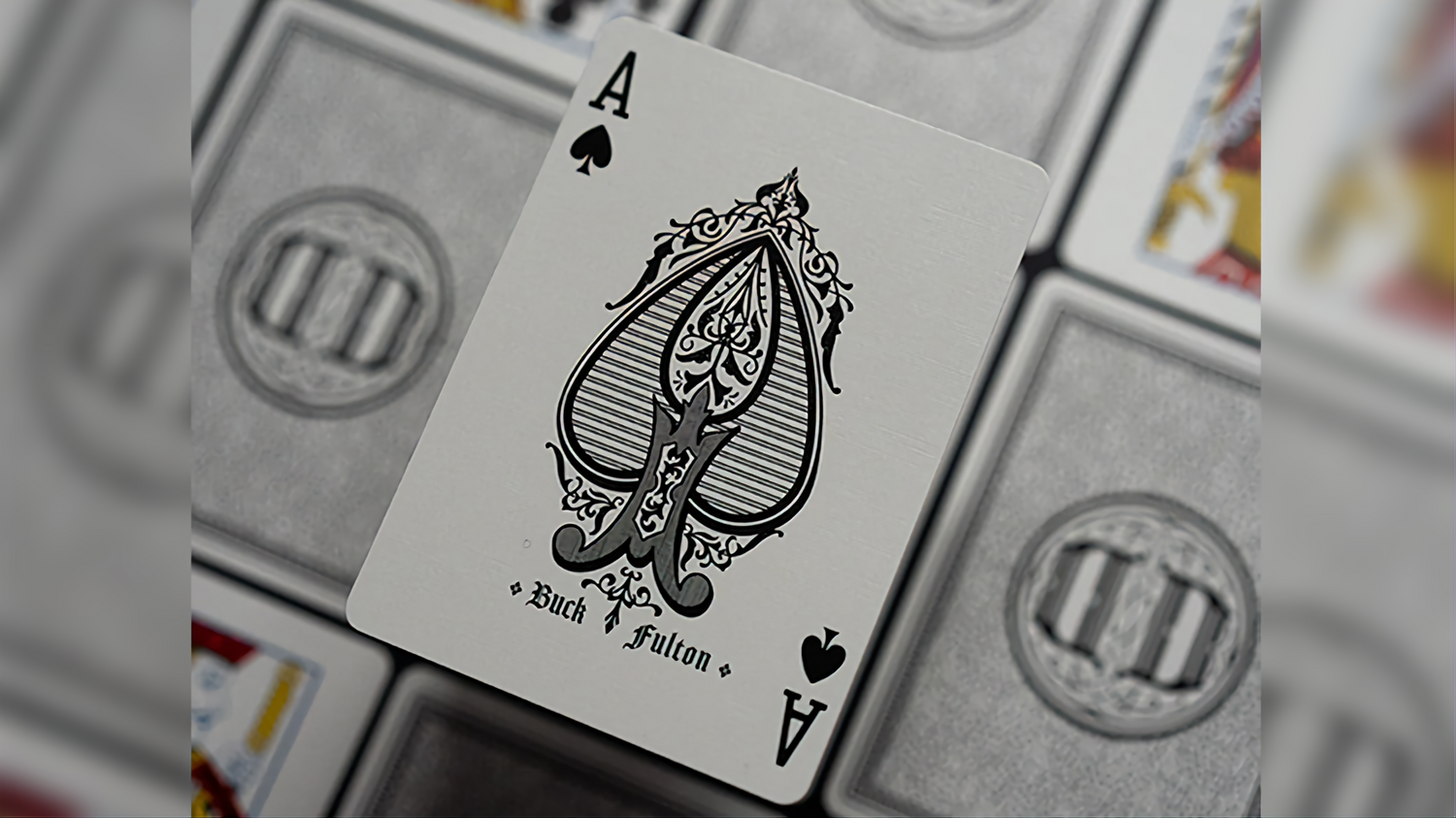 Smoke & Mirrors x Fulton (Smoke White) by Dan & Dave : Playing Cards, Poker, Magic, Cardistry,singapore