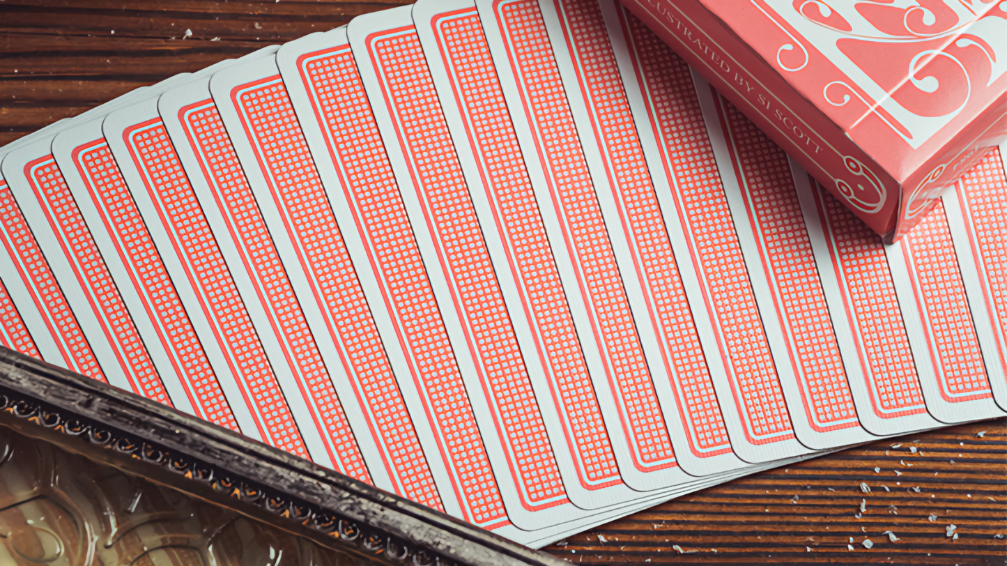 Smoke & Mirror (Pink) Standard by Dan & Dave : Playing Cards, Poker, Magic, Cardistry,singapore