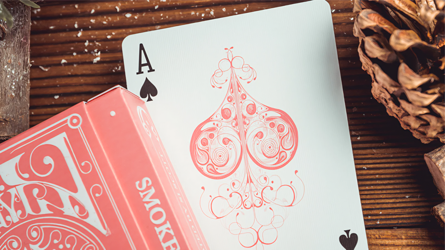 Smoke & Mirror (Pink) Standard by Dan & Dave : Playing Cards, Poker, Magic, Cardistry,singapore