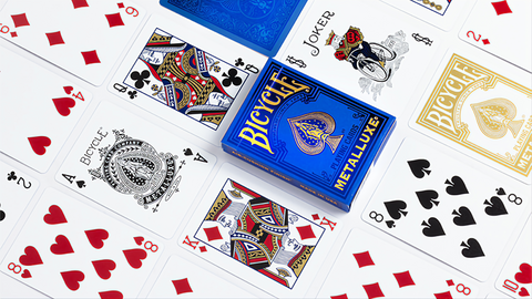 Bicycle Metalluxe Blue : Playing Cards, Poker, Magic, Cardistry,singapore