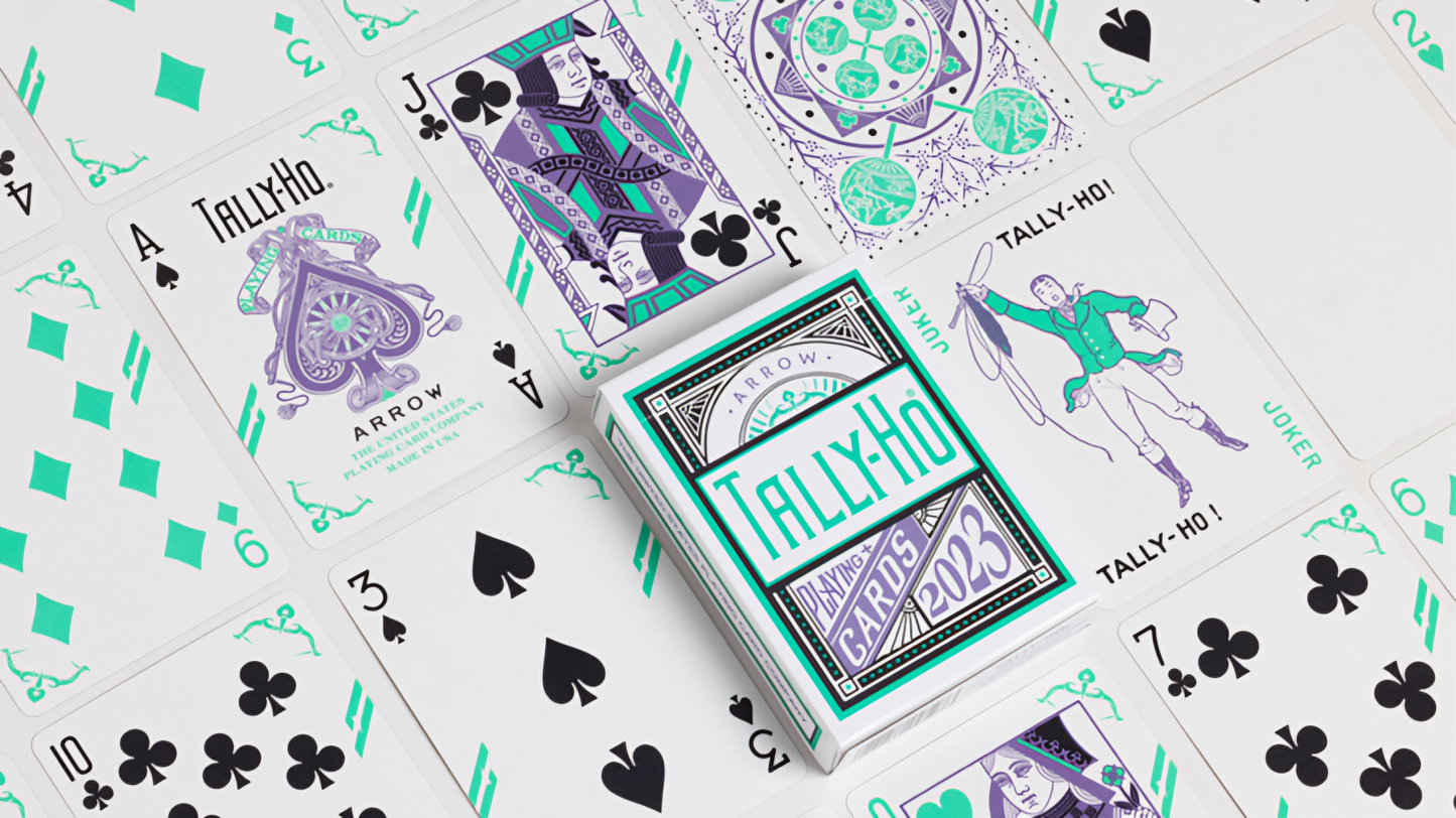 Tally Ho Fan Back Arrow Playing Cards: Poker, Magic, Cardistry,singapore