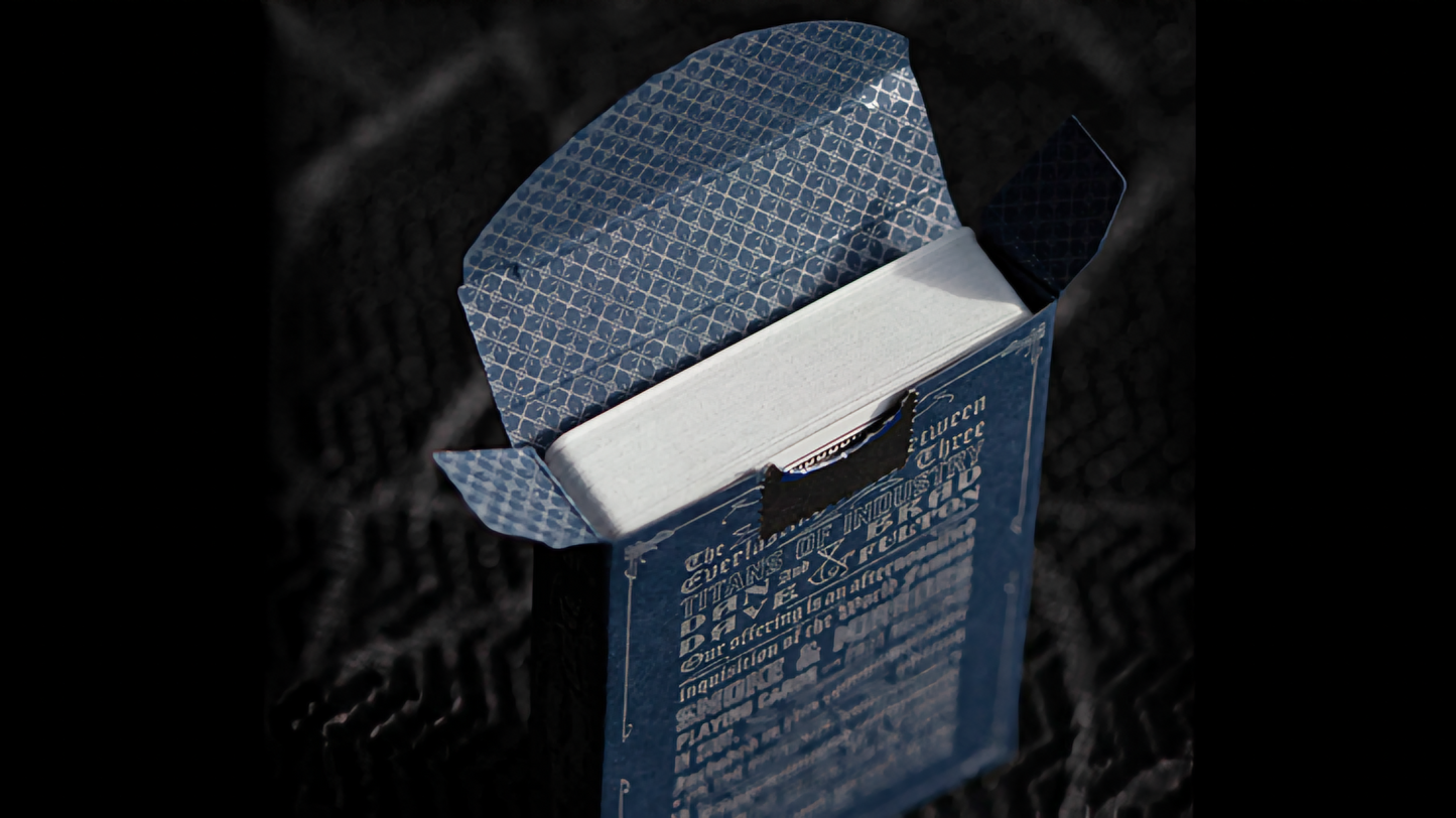 Smoke & Mirrors Anniversary Edition (Denim) by Dan & Dave : Playing Cards, Poker, Magic, Cardistry,singapore