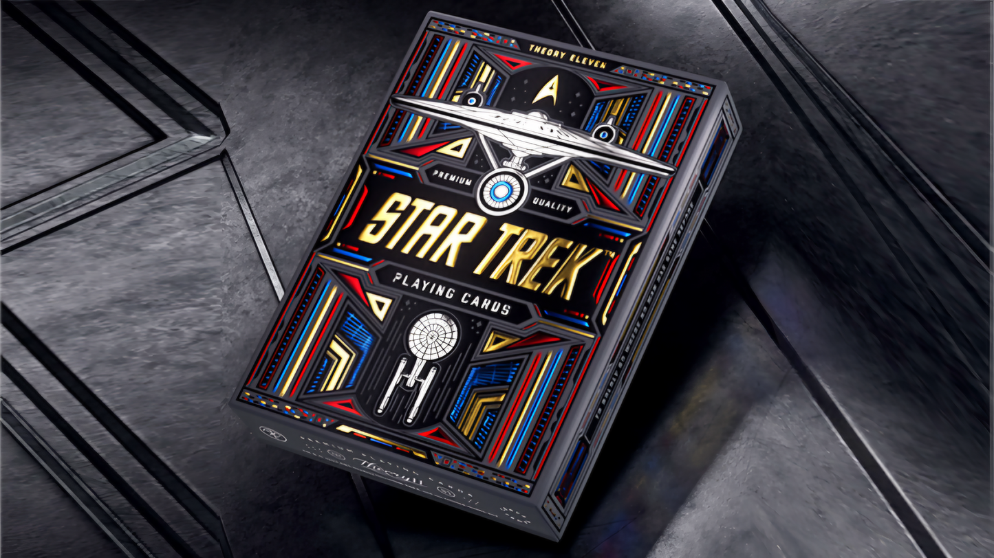 Star Trek Dark Edition (Black) Playing Cards by theory11 : Playing Cards, Poker, Magic, Cardistry,singapore