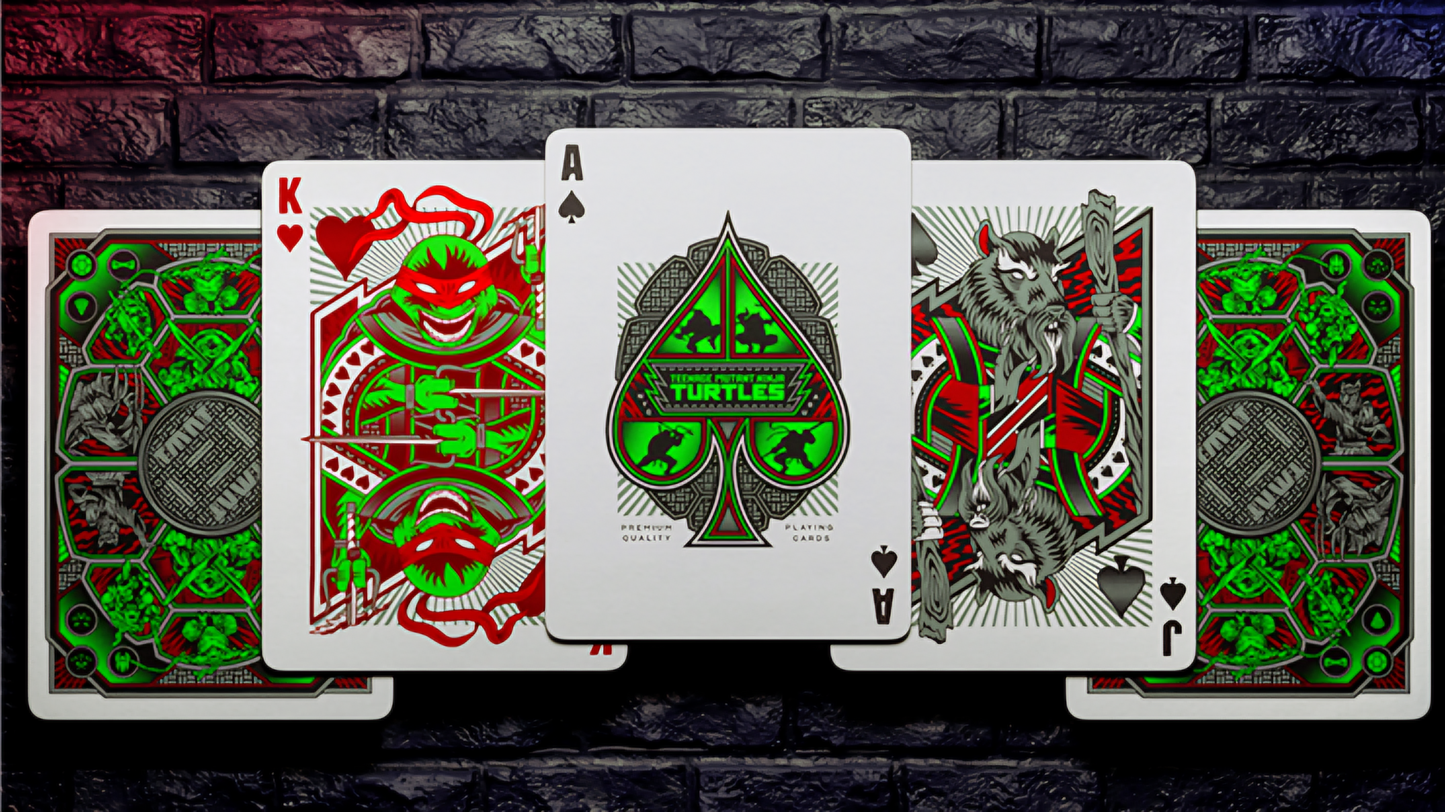 Teenage Mutant Ninja Turtles by theory11 : Playing cards, Poker, Magic, Cardistry,singapore