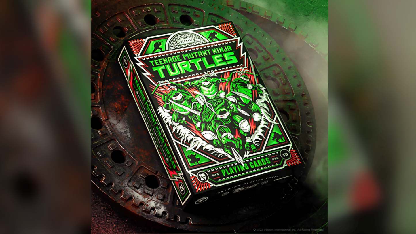 Teenage Mutant Ninja Turtles by theory11 : Playing cards, Poker, Magic, Cardistry,singapore