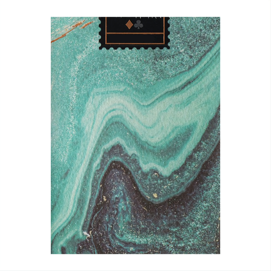 Fluid Art Blue (Luxury Edition) by TCC : Playing Cards, Poker, Magic, Cardistry,Singapore