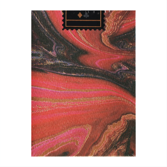 Fluid Art Red (Luxury Edition) by TCC : Playing Cards, Poker, Magic, Cardistry,Singapore