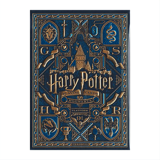 Harry Potter (Blue Ravenclaw) by theory11 : Playing cards, Poker, Magic, Cardistry,singapore