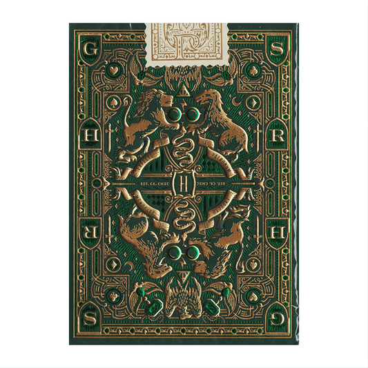 Harry Potter (Green Slytherin) by theory11 : Playing cards, Poker, Magic, Cardistry,singapore