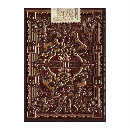 Harry Potter (Red Gryffindor) by theory11 : Playing cards, Poker, Magic, Cardistry,singapore