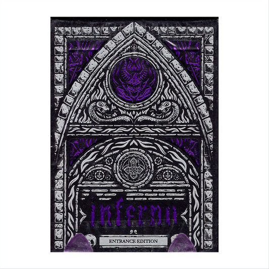 Inferno Violet Vengeance Edition by Darkside Playing Card Co. : Playing Cards, Poker, Magic, Cardistry,singapore