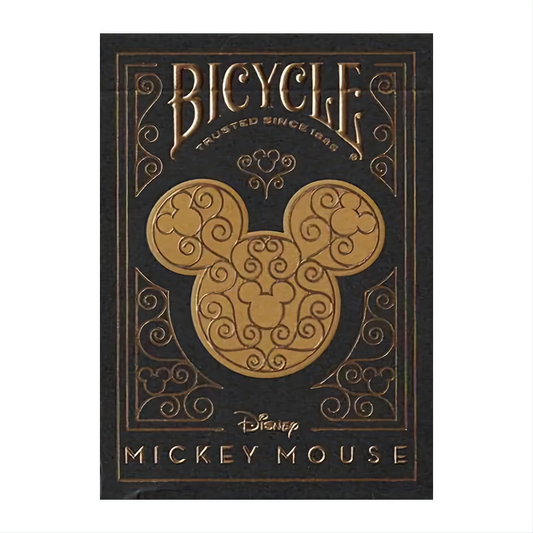 Bicycle Disney Mickey Mouse (Black and Gold) : Playing Cards, Poker, Magic, Cardistry,singapore