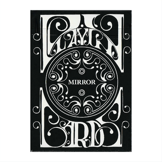 Smoke & Mirror (Mirror- Black) Standard by Dan & Dave : Playing Cards, Poker, Magic, Cardistry,singapore