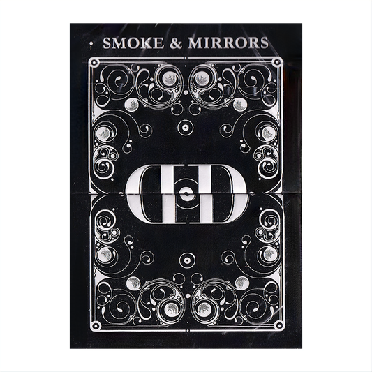 Smoke & Mirror (Mirror- Black) Deluxe by Dan & Dave : Playing Cards, Poker, Magic, Cardistry,singapore