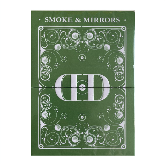 Smoke & Mirror (Green) Deluxe by Dan & Dave : Playing Cards, Poker, Magic, Cardistry,singapore