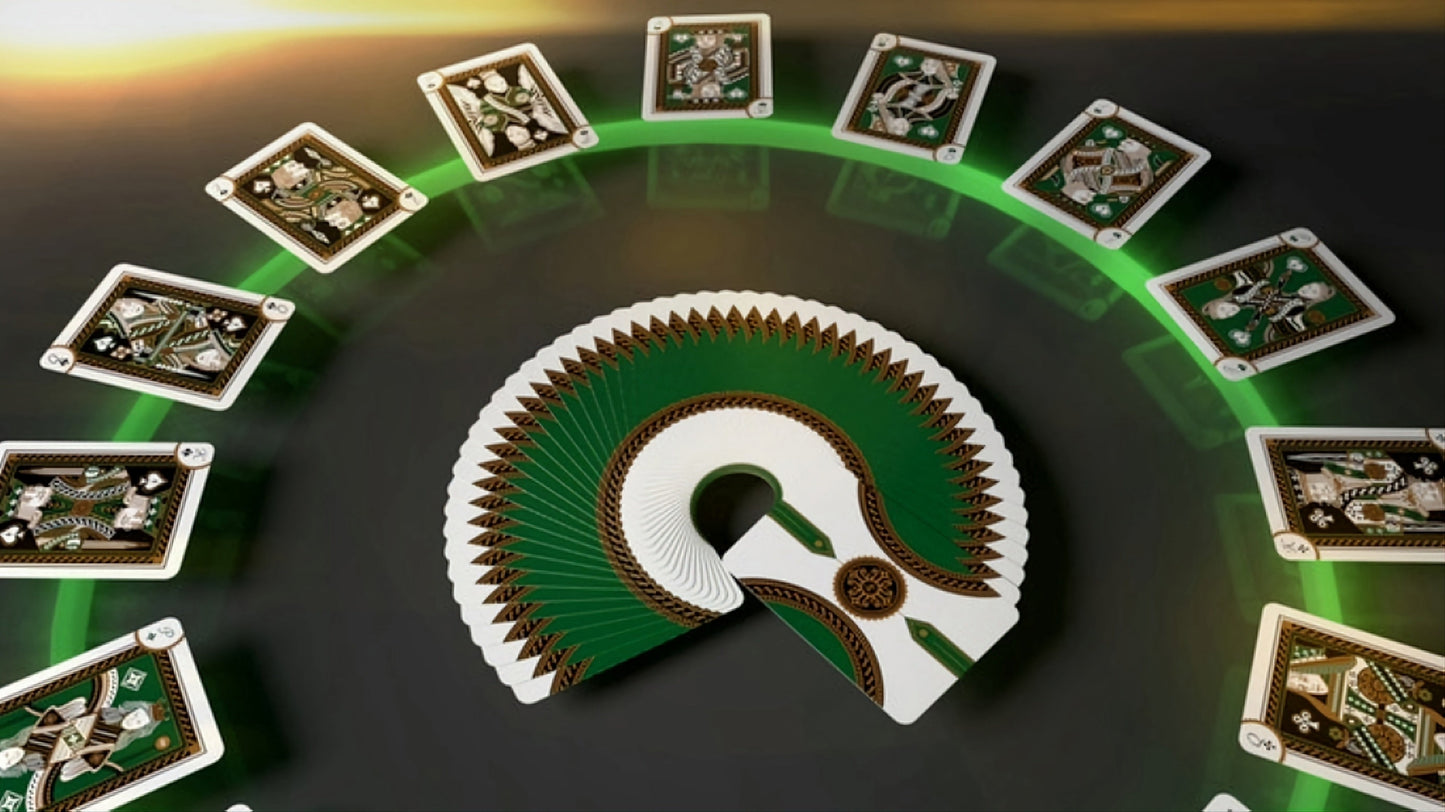 Emerald Princess (Foil Edition) by Handlordz : Playing Cards , Poker , Magic , Cardistry , Singapore