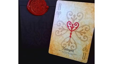 Limited Edition Antagon Royal (Red Seal) by SixtyFourPlayingCards , Playing Cards , Poker , Magic , Cardistry , Singapore