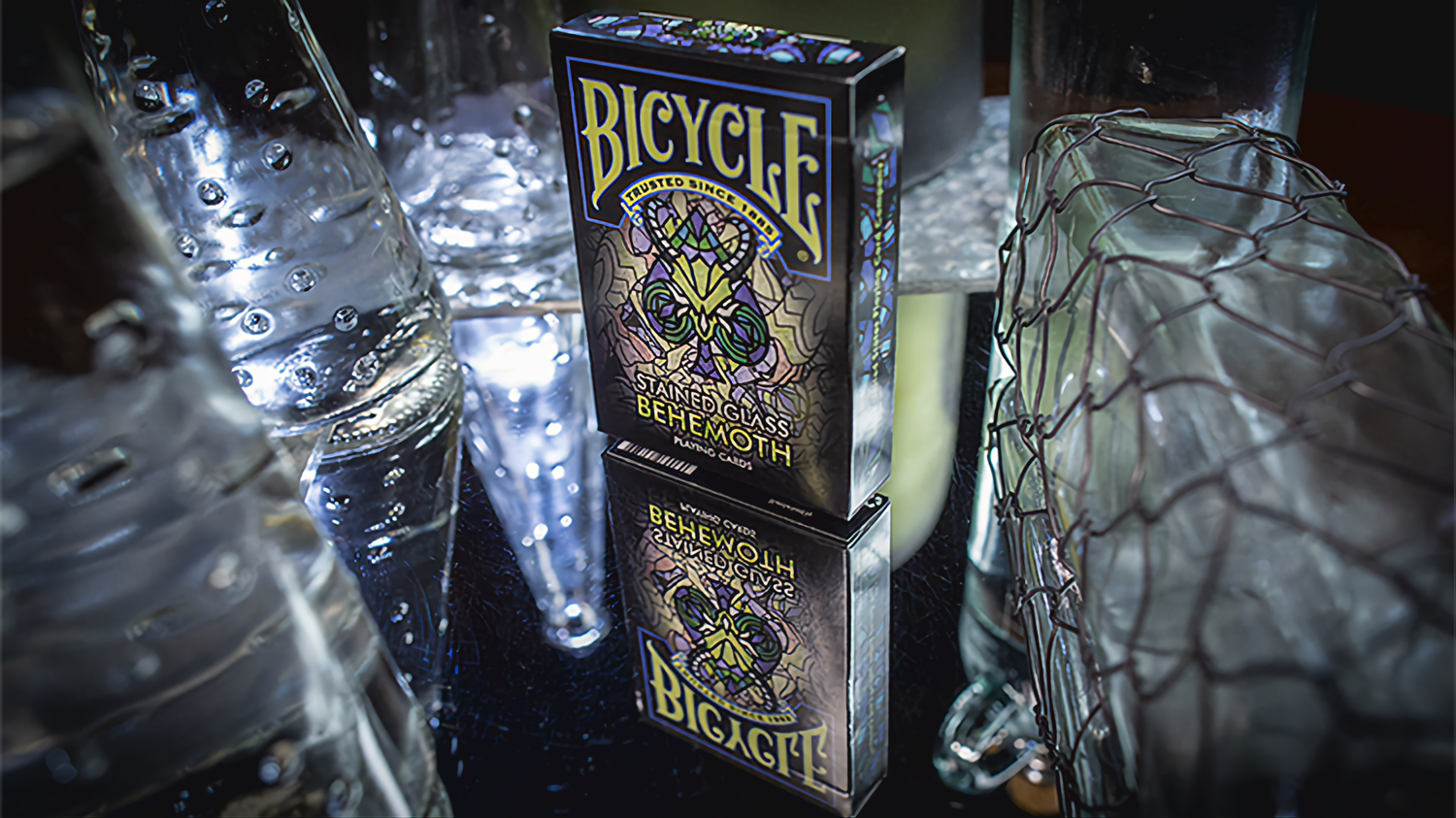 Bicycle Stained Glass Behemoth Playing Cards , Poker , Magic , Cardistry , Singapore