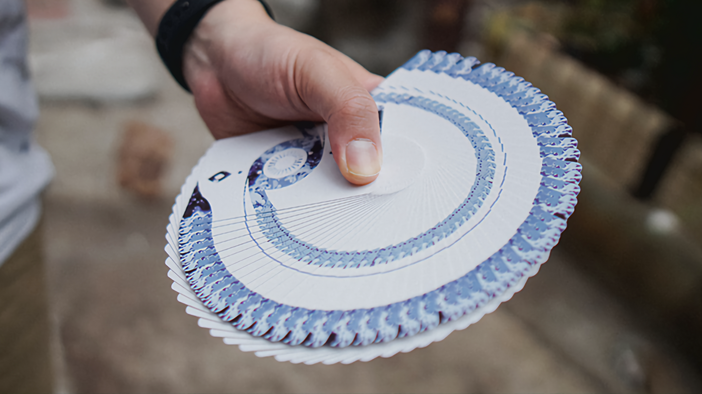 Fluid Art Blue (Cardistry Edition) by TCC : Playing Cards, Poker, Magic, Cardistry, Singapore