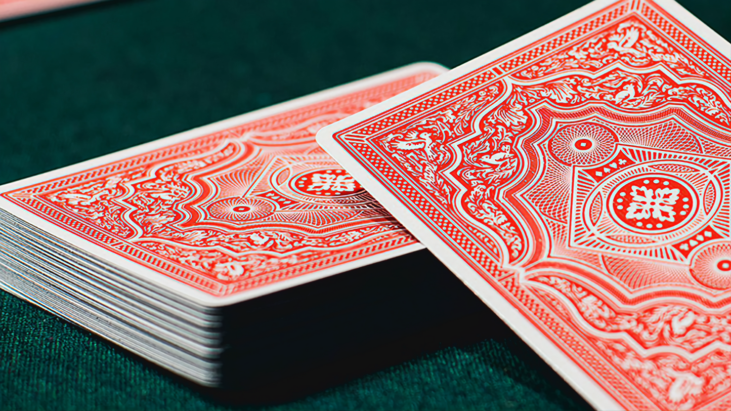 Red V2 Cohort by Ellusionist Marked Playing Cards , Poker , Magic , Cardistry , Singapore