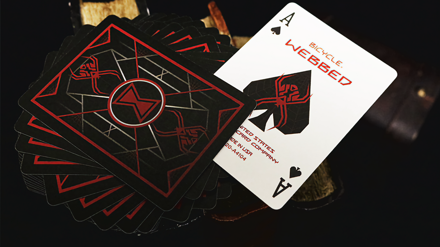 Bicycle Webbed Playing Cards , Poker , Magic , Cardistry , Singapore