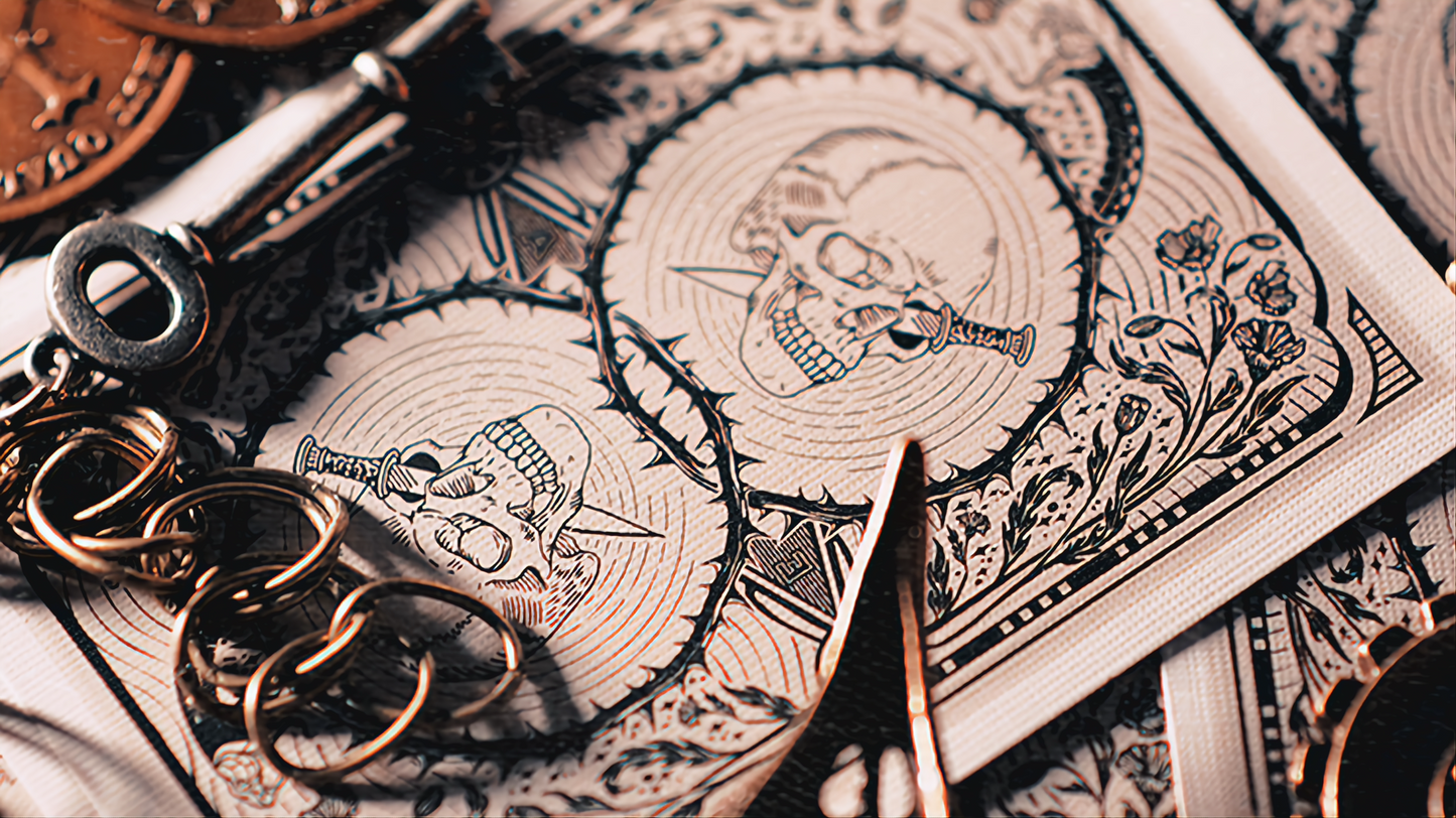 Limited Edition SVNGALI 06 - SKULL & DAGGER by Svngali Design Co. , Playing Cards , Poker , Magic , Cardistry , Singapore