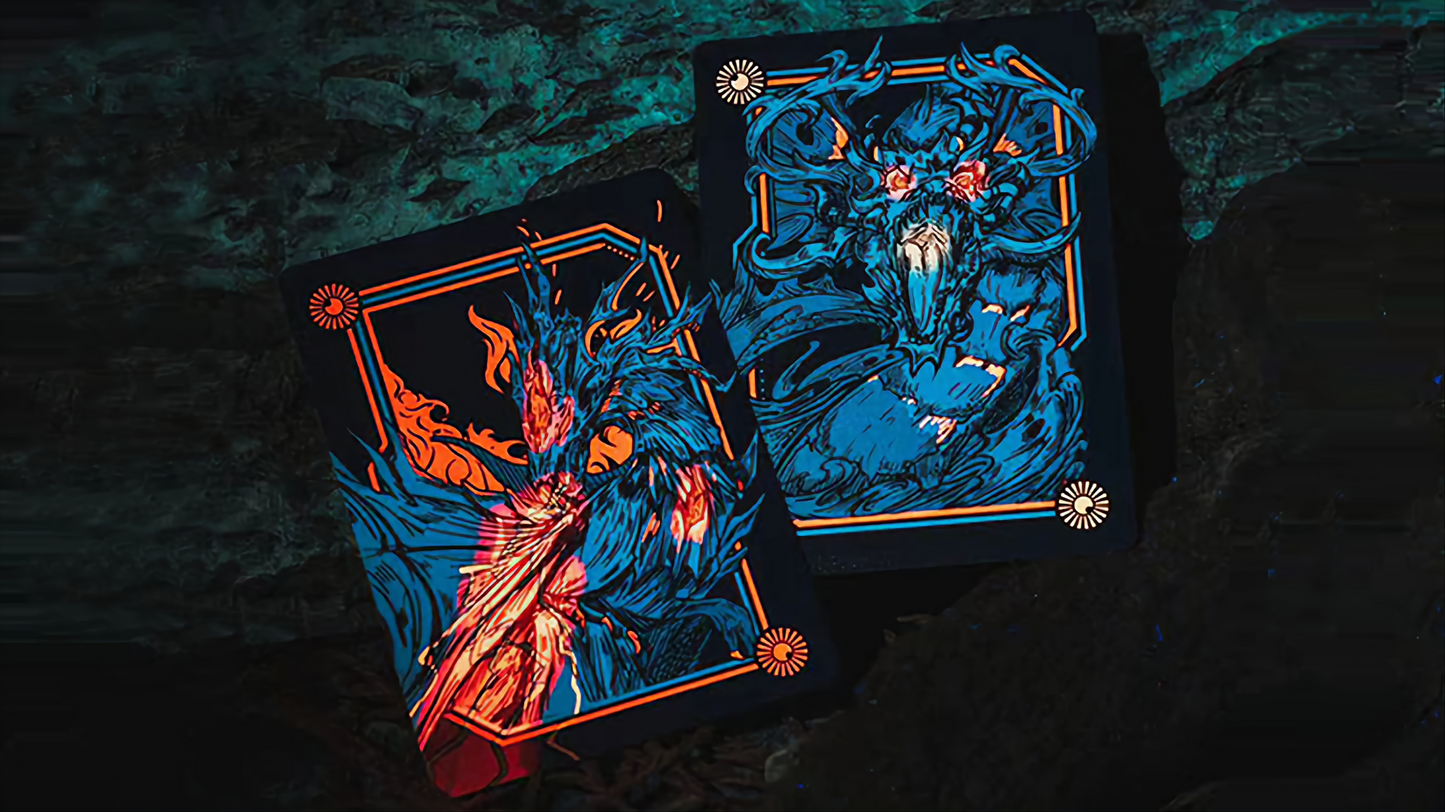 Words of Dragon Playing Cards by King Star