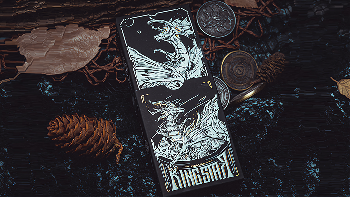 Words of Dragon Playing Cards by King Star
