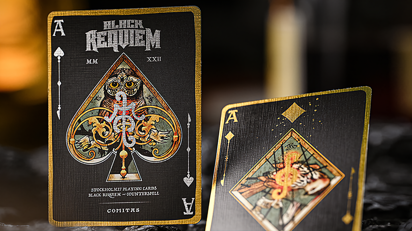 Black Requiem Playing Cards by Stockholm17