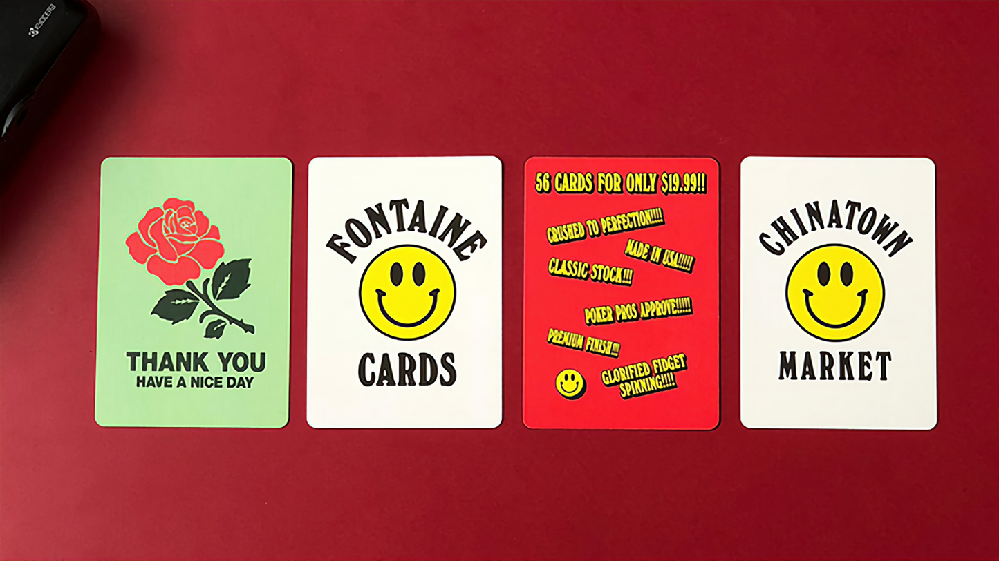 Fontaine Chinatown (Yellow) : Playing cards, Poker, Magic, Cardistry, Singapore