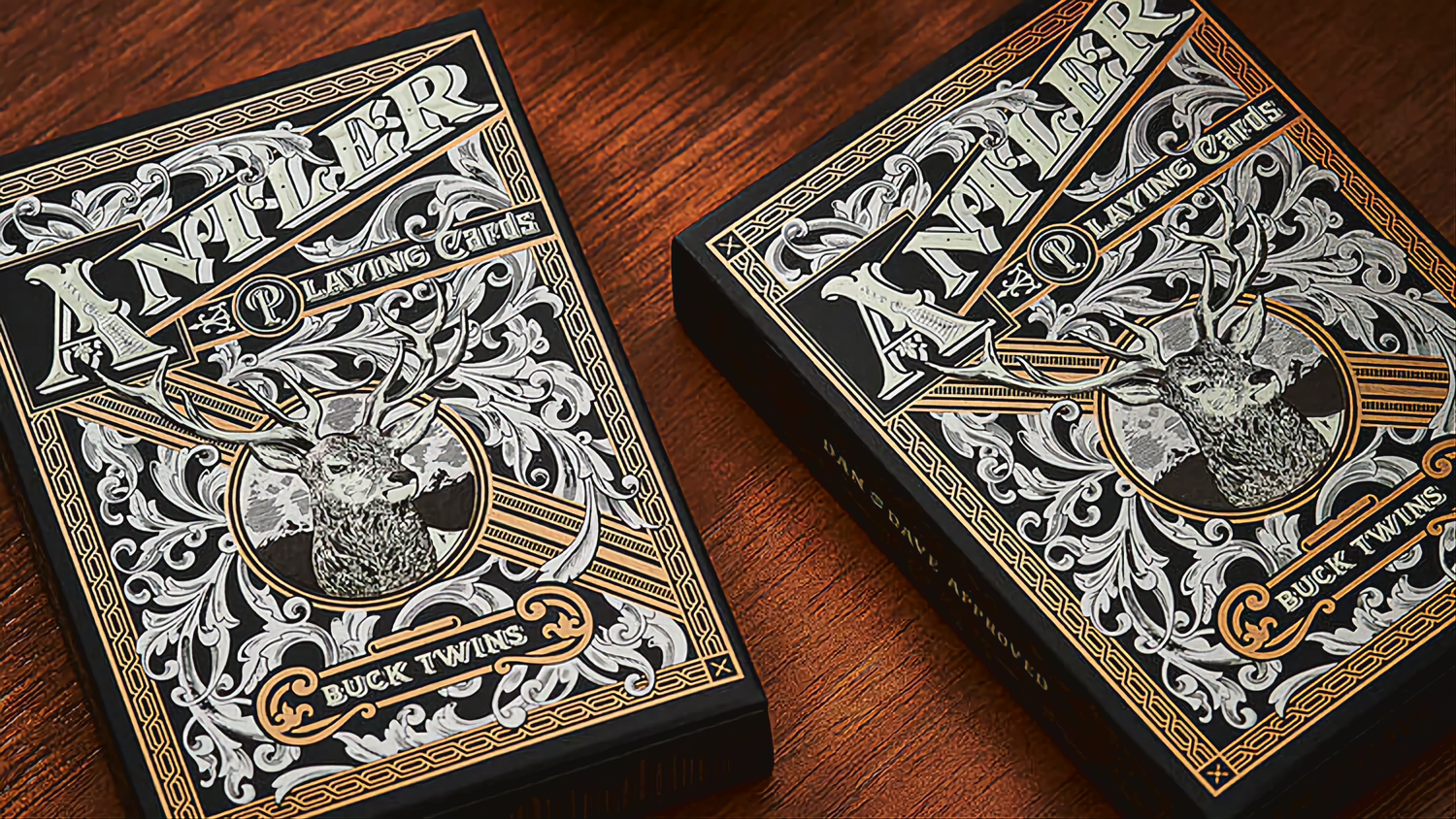 Antler, Black Edition by Dan and Dave Playing Cards , Poker , Magic , Cardistry , singapore