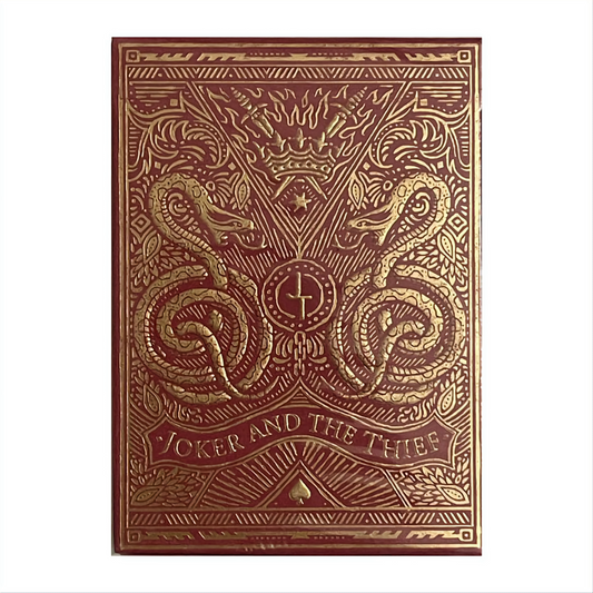 Blood Red Edition v3 by Joker and the Thief : Playing Cards ,Poker ,Magic ,Cardistry, Singapore