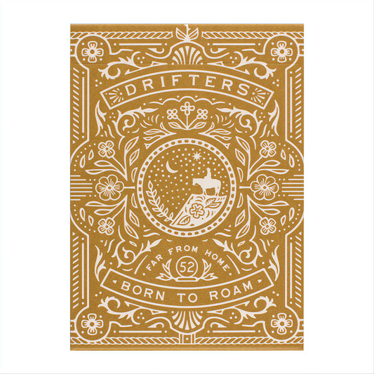 Drifters (Brown) by Dan & Dave : Playing Cards, Poker, Magic, Cardistry, Singapore