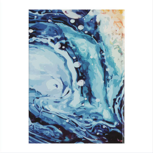 Fluid Art Blue (Standard Edition) by TCC : Playing Cards, Poker, Magic, Cardistry, Singapore