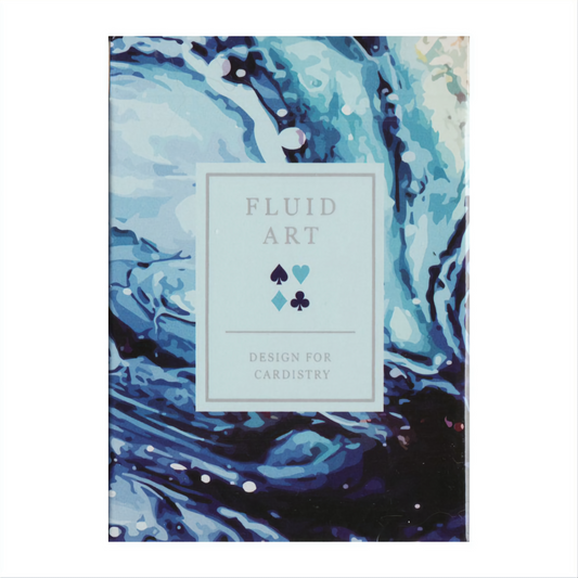 Fluid Art Blue (Standard Edition) by TCC : Playing Cards, Poker, Magic, Cardistry, Singapore