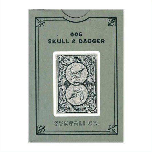 Limited Edition SVNGALI 06 - SKULL & DAGGER by Svngali Design Co. , Playing Cards , Poker , Magic , Cardistry , Singapore