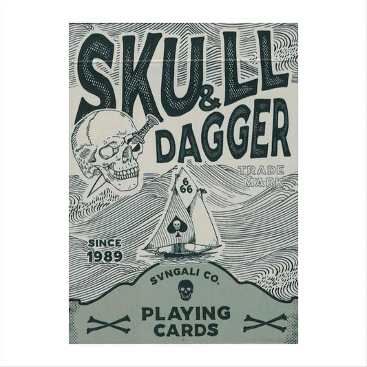 Limited Edition SVNGALI 06 - SKULL & DAGGER by Svngali Design Co. , Playing Cards , Poker , Magic , Cardistry , Singapore